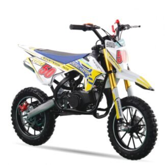 VENTA Mini motocross de gasolina de 50cc REBELDE SMH99935-RM-Amarillo