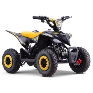 MINIQUAD ELÉCTRICO ROAN RATTE 36V Y 800W, LIMITADOR VELOCIDAD, AMARILLO INDA939-RO-4003