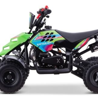 Miniquad infantil de gasolina RAPTOR-R4"  49cc (gasolina mezcla), VERDE  INDA851-RO-1703