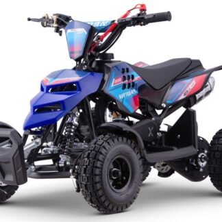 Miniquad infantil de gasolina RAPTOR-R4"  49cc (gasolina mezcla), azul  INDA849-RO-17030