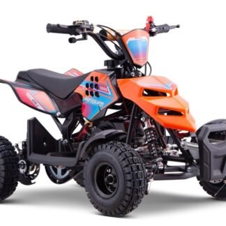 Miniquad infantil de gasolina RAPTOR-R4"  49cc (gasolina mezcla), naranja  INDA848-RO-170300