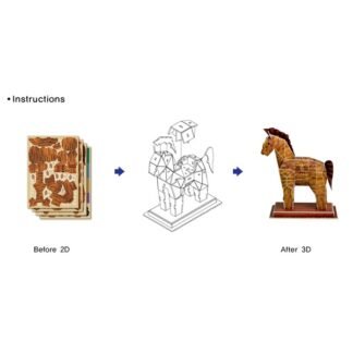 Scholas 12SP07-0160. Puzzle 3d Caballo de Troya
