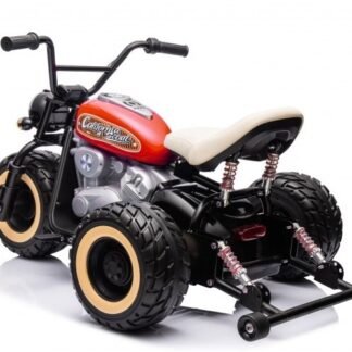 Moto Trike Proxy-AT 24V, 2 MOTORES 800W (para hacer caballitos), NIÑOS 5-10 AÑOS, ROJA - INDA926-PROXY-AT