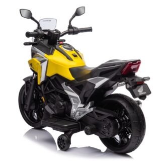venta Moto eléctrica para niños de 3 a 5 años, 12v, HONDA, AMARILLA -  INDA381-RA-TR2306.ZOL