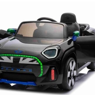 Mini Concept Aceman vehículo negro, RC, 4 motores, ruedas goma, asiento cuero - INDA895-RA-JE1688