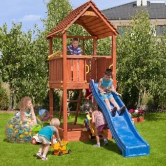 PARQUE INFANTIL DE MADERA PARA EXTERIOR JOY - CHUN-00555