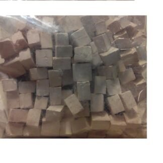 Bolsa1kg piedra cuadrada blanca para maquetas. 2972K