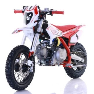 Pit bike 70cc moto gasolina niños ruedas 10/10" automática LOROAN5563 ROJA1