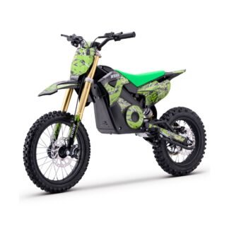 Pit bike INFANTIL eléctrica 1800W 903 14/12", VERDE INDA1238-loroAN5716