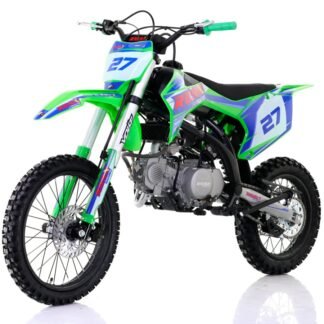 Moto de gasolina 140cc Pit bike 17/14" con radiador LOROAN5143__VER