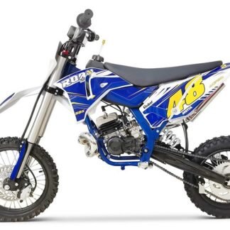 Pit Bike infantil roan-50K gasolina 50cc. 14/12, a partir 10 años, AZUL - INDA1119-RO-1892