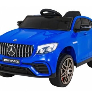 COCHE MERCEDES GLC63 12V, 4 MOTORES, AZUL, MANDO RC, ASIENTO CUERO, RUEDAS GOMA - INDA781-RA-QLS-5688