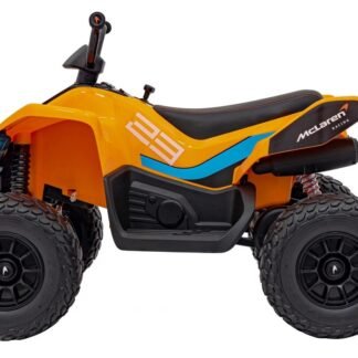 Quad McLaren Racing MCL 35 para niños, NARANJA + Mando Rc parental, 4 MOTORES X 12V INDA369-RA-JL212.POM
