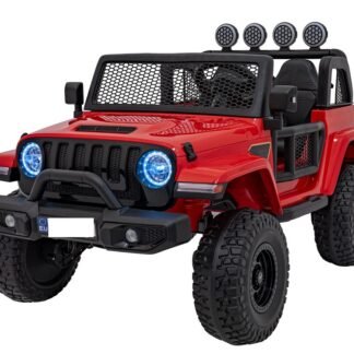 VENTA Coche todoterreno niños OFF-ROAD 3.0 rojo, 2 PLAZAS, 4 motores 12v, RC INDA459-RA-JL213.CR
