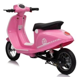 Scooter-Moto infantil 24v Retro Vehículo Rosa - Niños + 5 años - INDA1032-RA-SX2438