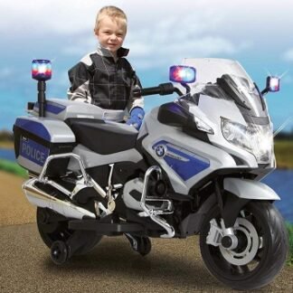 VENTA MOTO BMW POLICIA R1200 12V, GRIS, RUEDAS DE GOMA - INDA700-LE2817-AT