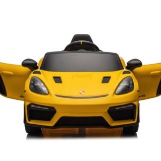PORSCHE SPIDER RS 12V AMARILLO, RC, BATERIA DE LITIO, 1-5 AÑOS - INDA1165-AC-7212