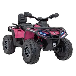 QUAD 24V PARA NIÑOS, CAN-AM, ROSA, 3-7 AÑOS   INDA1232-RA-CA002