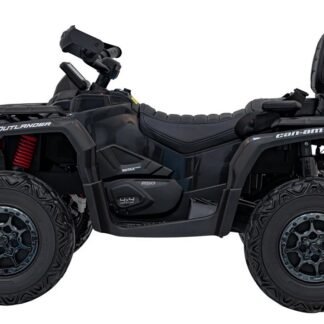 Quad Can-Am Outlander ATV, control remoto, negro, 12v, 4 motores - INDA1037-RA-CA005.2.4GHZ