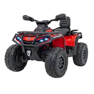 Quad Can-Am Outlander ATV, control remoto, rojo, 12v, 4 motores - INDA1038-RA-CA005.2.4GHZ