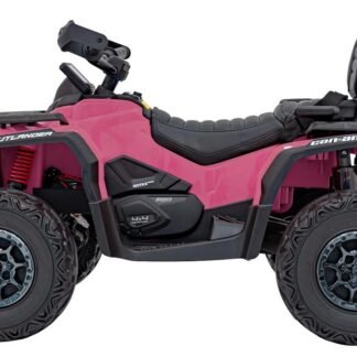VENTA Quad Can-Am Outlander ATV, control remoto, rosa, 12v, 4 motores - INDA1036-RA-CA005.2.4GHZ