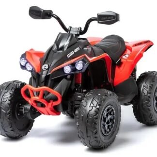 QUAD CAN-AM RENEGADE 24V, 4 MOTORES, ROJO, 3-7 AÑOS, INDA724-RENEGADE-AT