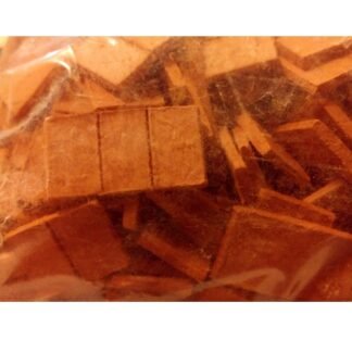 3921K. Tejadillo rojo miniatura para maquetas. Bols de 1/2 kilo