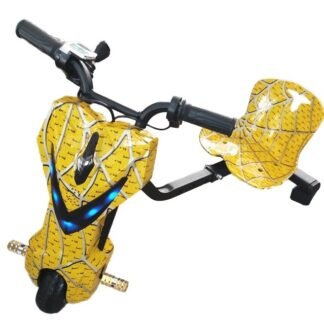 CRAZYDRIFT TRICICLO 36V, AMARILLO, +6 AÑOS - INDA746-DRIFT-AT