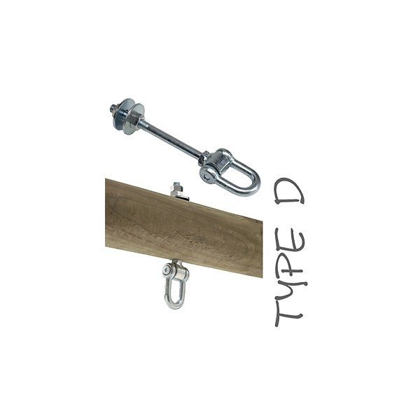 VENTA GANCHO TIPO C,  PARA COLUMPIOS, ACCESORIOS, 830007. GROSOR MADERA 14cm