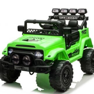 Coche infantil CLIMBER 12V, verde, a batería, 4 motores, 1-3 AÑOS, RC  INDA899-RA-JJ2122