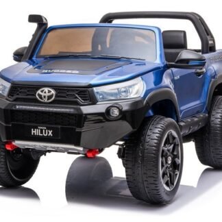 Coche eléctrico infantil Toyota Hilux 4x4,4WD, 2 plazas 12v, azul - INDA737-LE